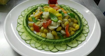 Lei‘s Cuisine: Stir Fried Sweet Peppers with Gingko and Lily Bulb