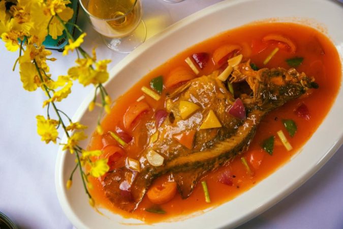 Jardim das Borboletas: Crispy Fish with Sweet-and-Sour Sauce
